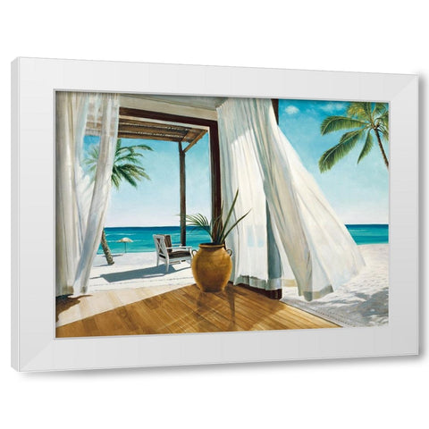 Sea Breeze I White Modern Wood Framed Art Print by Reed, Jacob