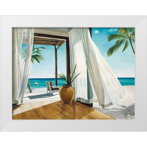 Sea Breeze I White Modern Wood Framed Art Print by Reed, Jacob