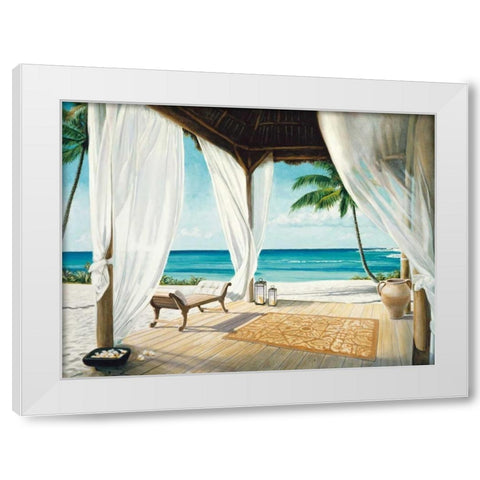 Sea Breeze II White Modern Wood Framed Art Print by Reed, Jacob