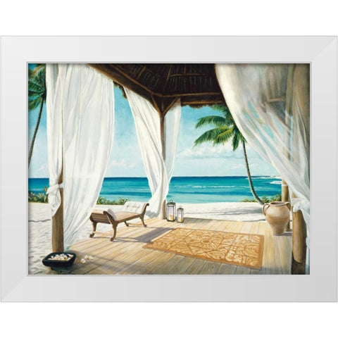 Sea Breeze II White Modern Wood Framed Art Print by Reed, Jacob