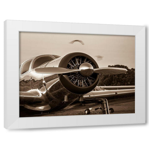 Silver Bullet White Modern Wood Framed Art Print by Slemp, John