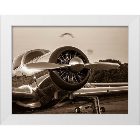 Silver Bullet White Modern Wood Framed Art Print by Slemp, John