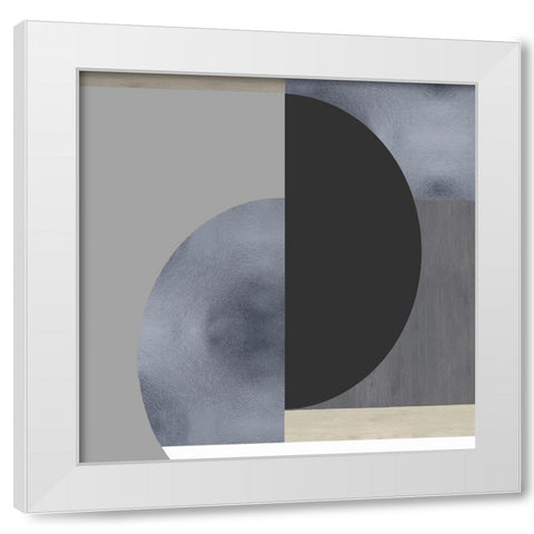 Balanced I White Modern Wood Framed Art Print by Thompson, Justin