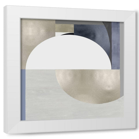 Synthesis I White Modern Wood Framed Art Print by Thompson, Justin