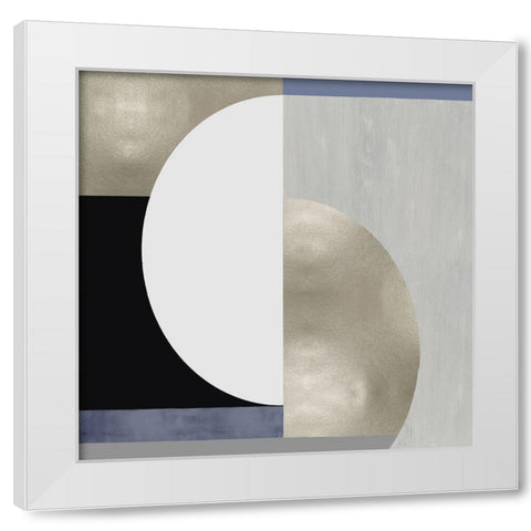 Synthesis II White Modern Wood Framed Art Print by Thompson, Justin