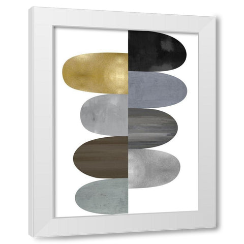 Engaged II White Modern Wood Framed Art Print by Thompson, Justin
