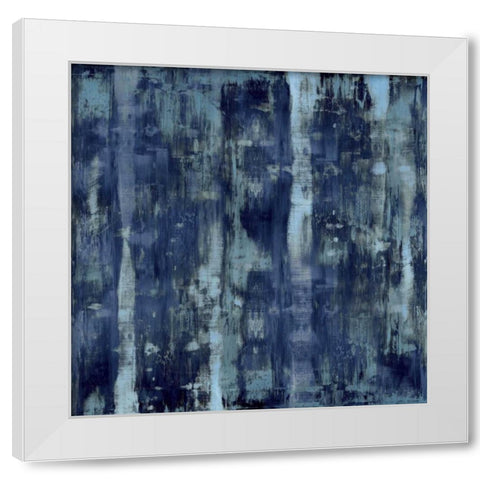 Variations in Blue White Modern Wood Framed Art Print by Turner, Justin