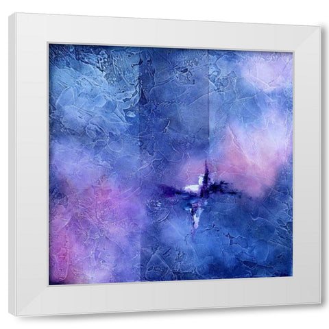 At the Crossing White Modern Wood Framed Art Print by Abbott, Kimberly