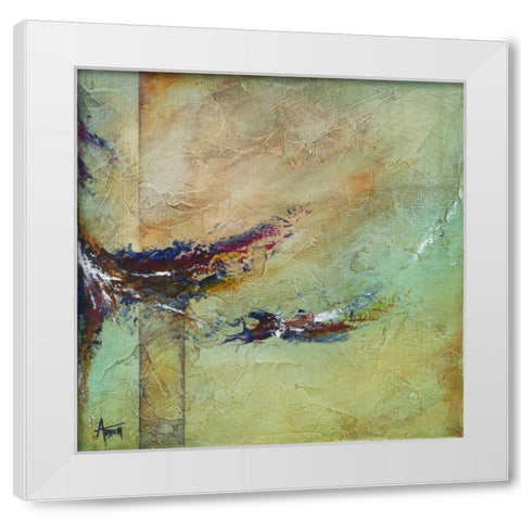Tempestuous White Modern Wood Framed Art Print by Abbott, Kimberly