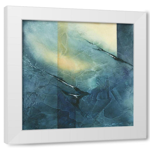 Immersion White Modern Wood Framed Art Print by Abbott, Kimberly