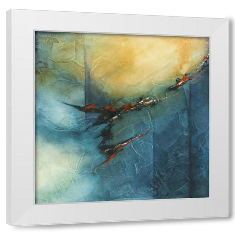 Artemis Moon White Modern Wood Framed Art Print by Abbott, Kimberly