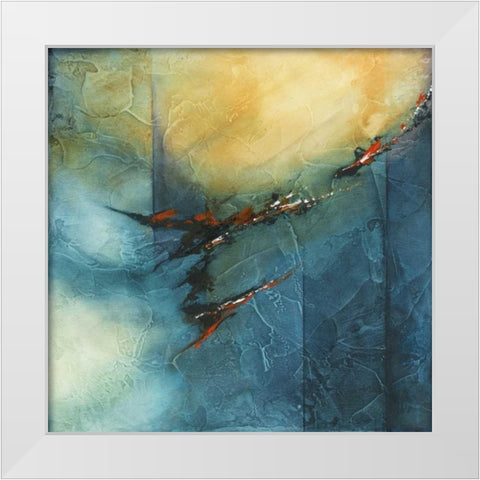 Artemis Moon White Modern Wood Framed Art Print by Abbott, Kimberly