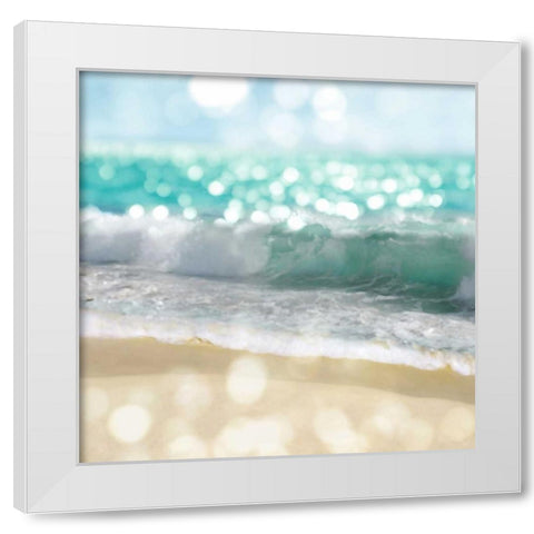 Ocean Reflections II White Modern Wood Framed Art Print by Carrigan, Kate
