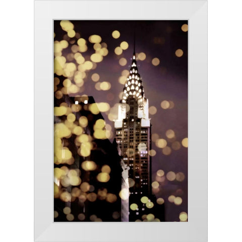 Icon-NYC White Modern Wood Framed Art Print by Carrigan, Kate