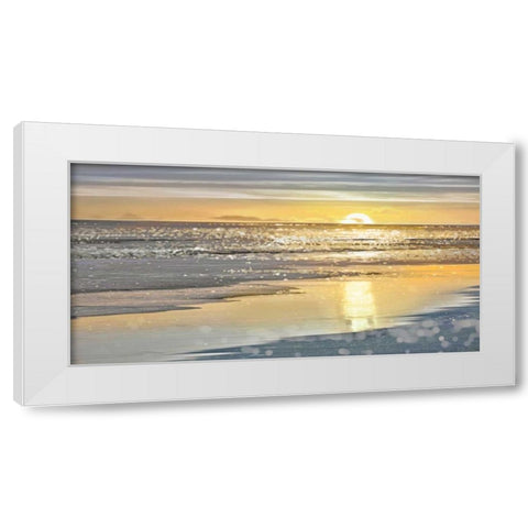 That Sunset Moment White Modern Wood Framed Art Print by Carrigan, Kate