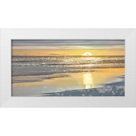 That Sunset Moment White Modern Wood Framed Art Print by Carrigan, Kate