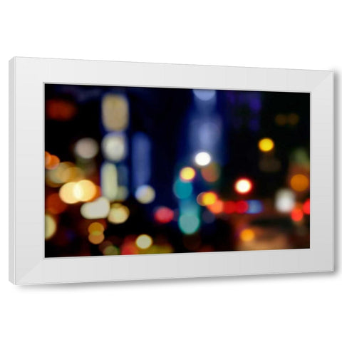 Night Moves White Modern Wood Framed Art Print by Carrigan, Kate