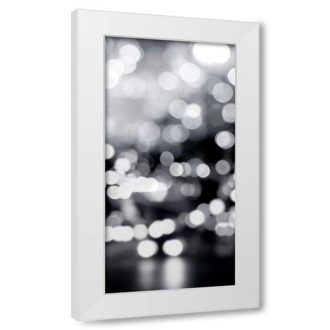 Here Comes the Night Triptych II White Modern Wood Framed Art Print by Carrigan, Kate