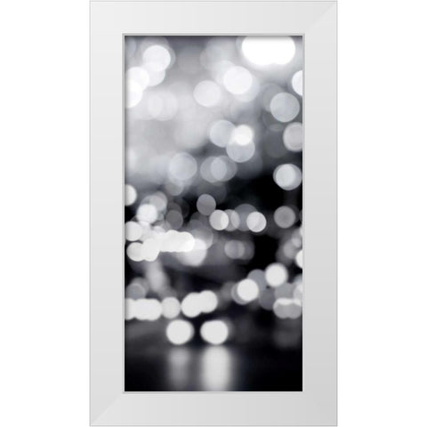 Here Comes the Night Triptych II White Modern Wood Framed Art Print by Carrigan, Kate