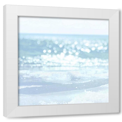 Serene Reflection I White Modern Wood Framed Art Print by Carrigan, Kate