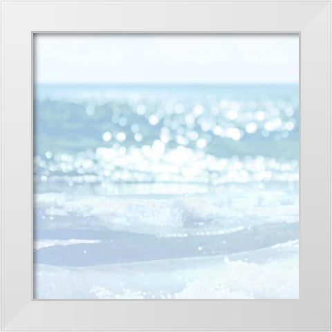 Serene Reflection I White Modern Wood Framed Art Print by Carrigan, Kate