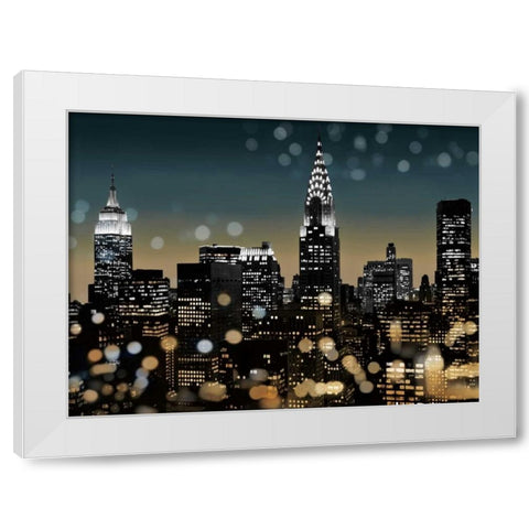 New York I White Modern Wood Framed Art Print by Carrigan, Kate