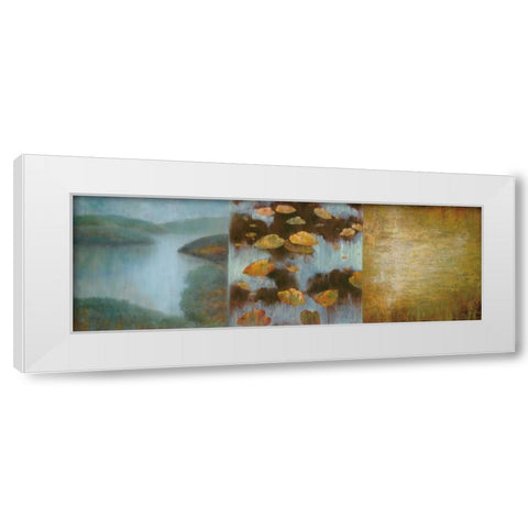 Peaceful Places II White Modern Wood Framed Art Print by Douglas, Kelly