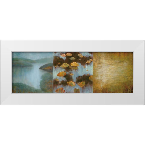 Peaceful Places II White Modern Wood Framed Art Print by Douglas, Kelly