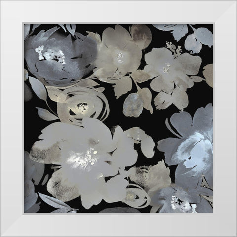 Springtime at Night I White Modern Wood Framed Art Print by Morris, Kelsey