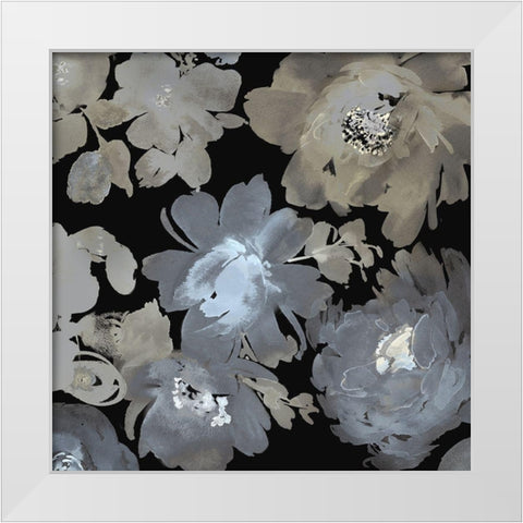 Springtime at Night II White Modern Wood Framed Art Print by Morris, Kelsey