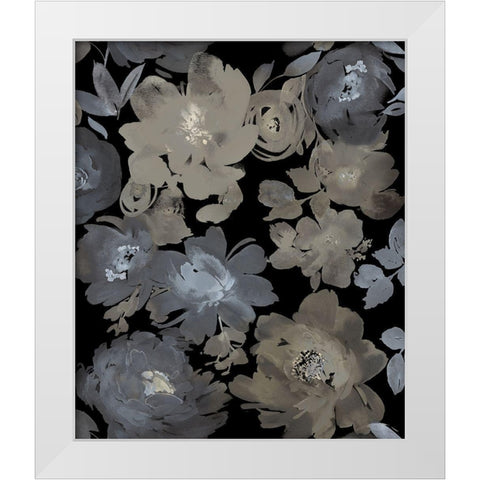Springtime at Night III White Modern Wood Framed Art Print by Morris, Kelsey