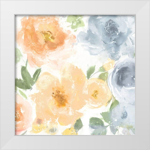 Springtime Bloom II White Modern Wood Framed Art Print by Morris, Kelsey