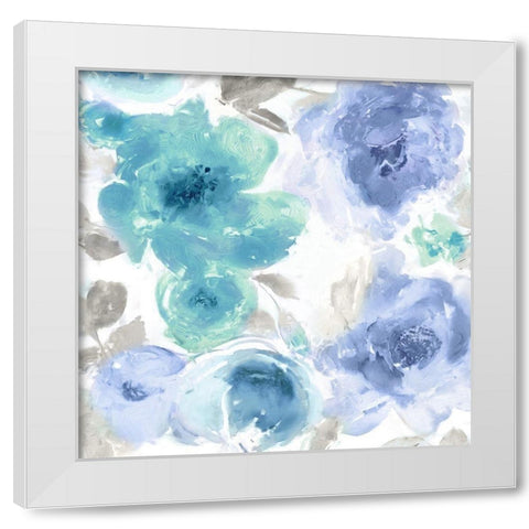 Springtime Bloom III White Modern Wood Framed Art Print by Morris, Kelsey