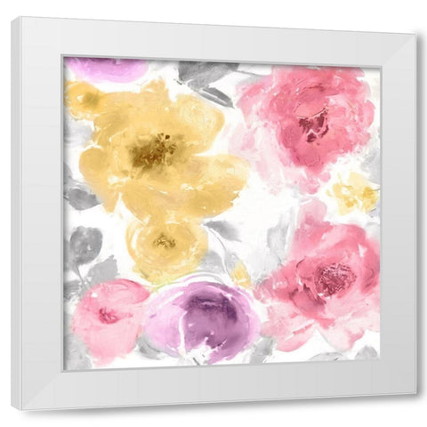 Springtime Bloom VII White Modern Wood Framed Art Print by Morris, Kelsey
