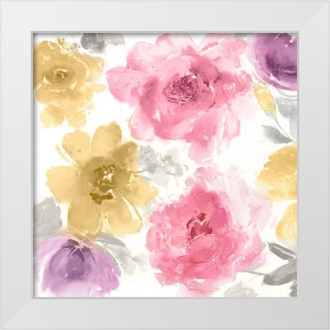 Springtime Bloom VIII White Modern Wood Framed Art Print by Morris, Kelsey