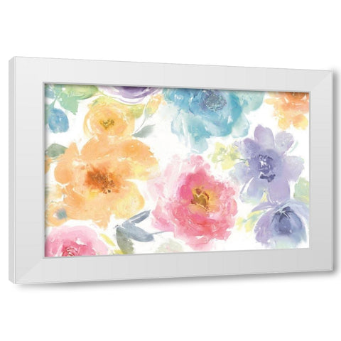 Springtime Fresh Bloom I White Modern Wood Framed Art Print by Morris, Kelsey