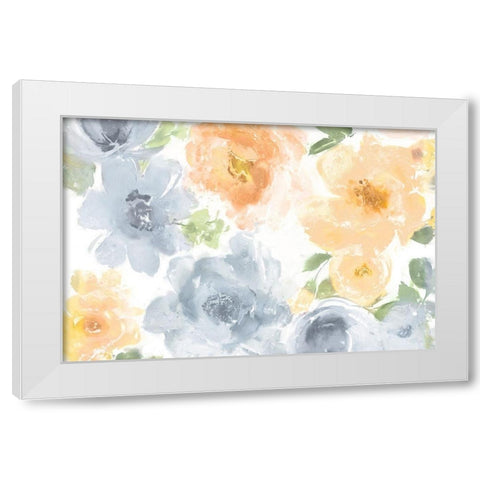 Springtime Fresh Bloom II White Modern Wood Framed Art Print by Morris, Kelsey