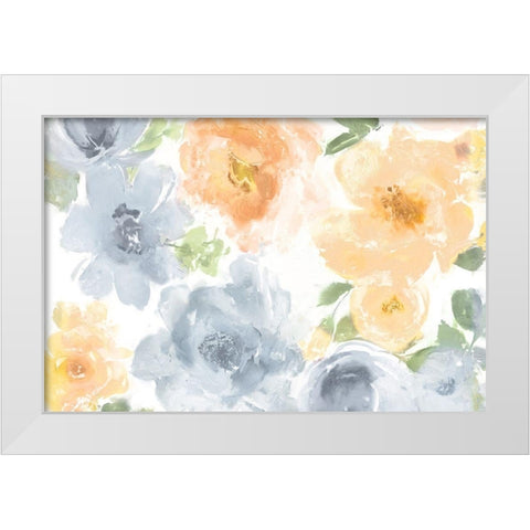 Springtime Fresh Bloom II White Modern Wood Framed Art Print by Morris, Kelsey