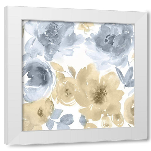 Springtime Neutral II White Modern Wood Framed Art Print by Morris, Kelsey