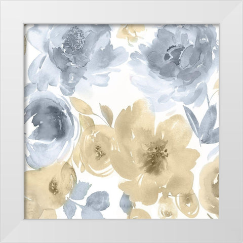 Springtime Neutral II White Modern Wood Framed Art Print by Morris, Kelsey