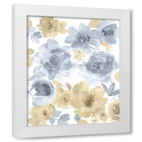 Springtime Tan and Gray II White Modern Wood Framed Art Print by Morris, Kelsey