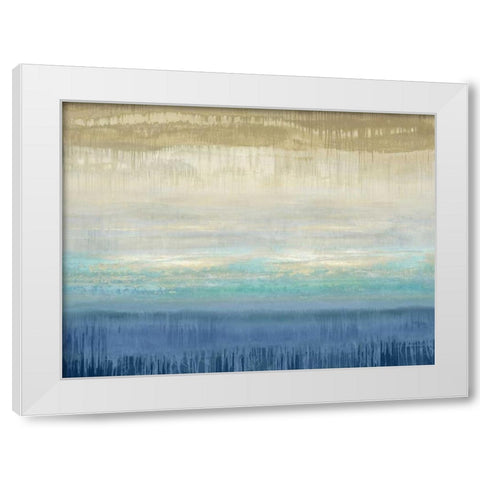 Serene I White Modern Wood Framed Art Print by Flynn, Karrie