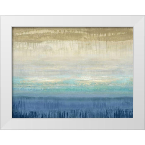Serene I White Modern Wood Framed Art Print by Flynn, Karrie