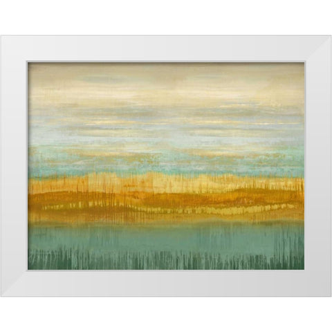 Serene II White Modern Wood Framed Art Print by Flynn, Karrie