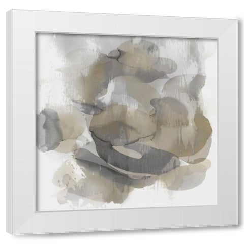 Neutral Flow II White Modern Wood Framed Art Print by Jett, Kristina