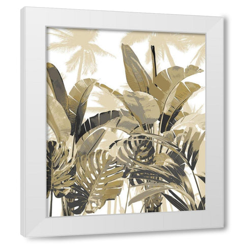 Palm Forest II White Modern Wood Framed Art Print by Blake, Madeline