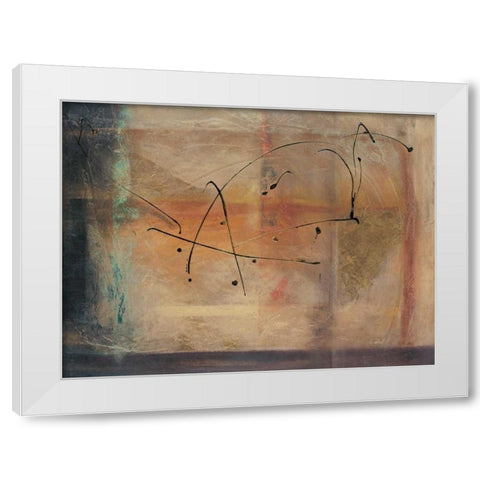 Cross Road I White Modern Wood Framed Art Print by Roberts, Kati