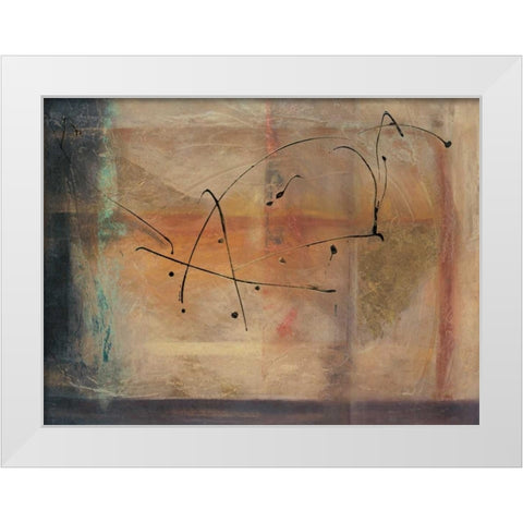Cross Road I White Modern Wood Framed Art Print by Roberts, Kati