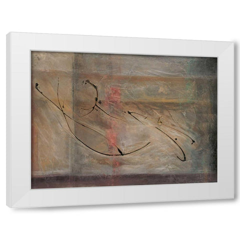 Cross Road II White Modern Wood Framed Art Print by Roberts, Kati