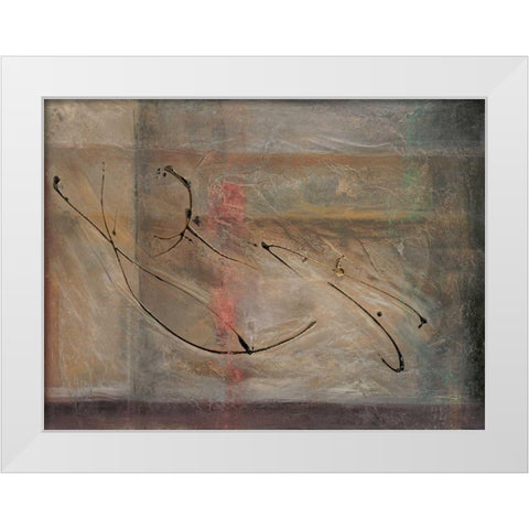 Cross Road II White Modern Wood Framed Art Print by Roberts, Kati